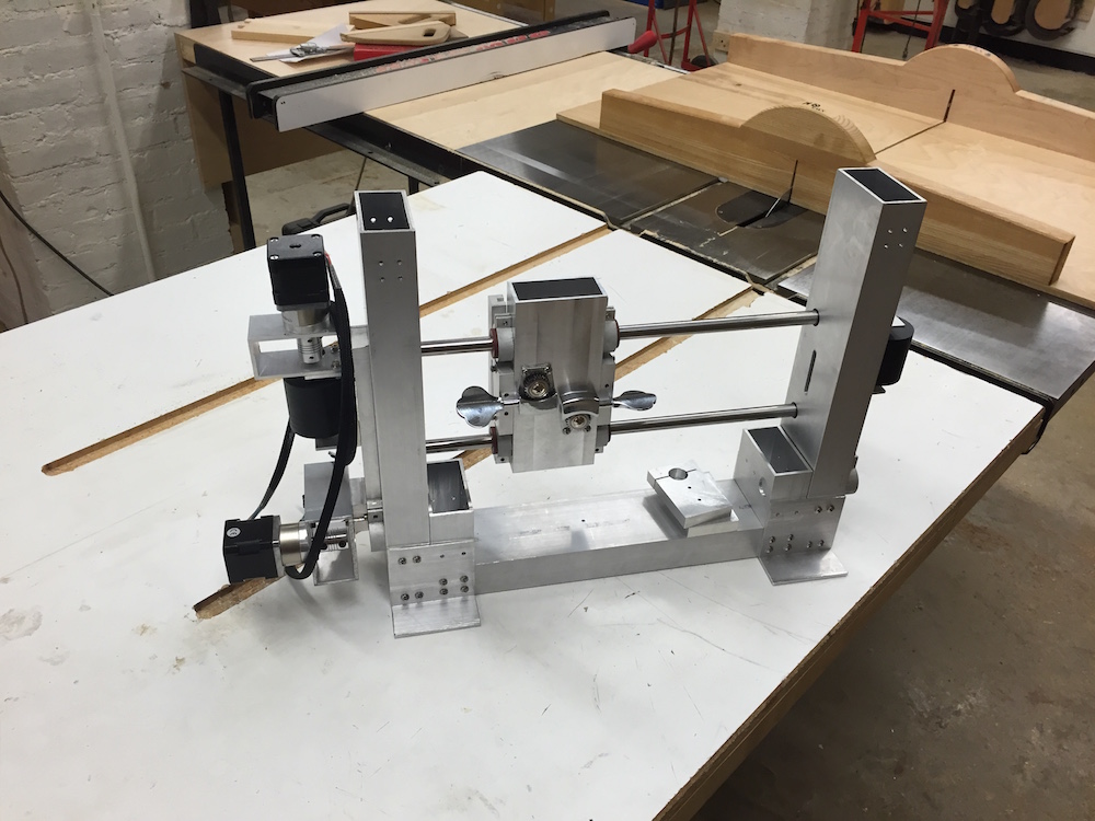 CNC Engraver partial assembly - as of 05/08/2016